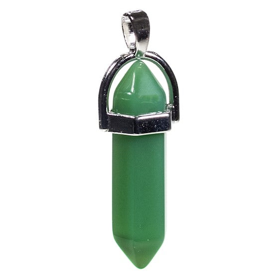 Κρεμαστό Μενταγιόν-Πράσινη Αβεντουρίνη -Green Aventurine. Διαστάσεις: 4 εκ. - mykarma.gr