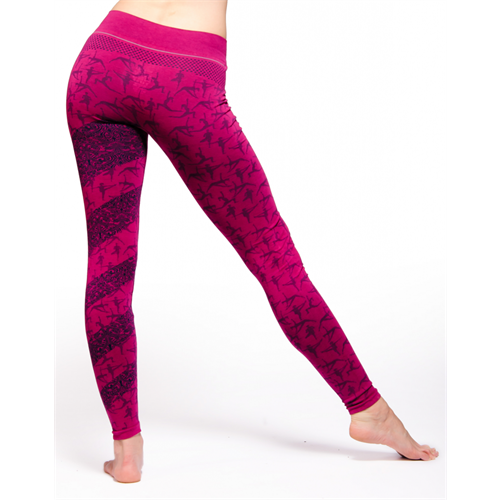 Γιόγκα κολάν Yoga Pants Ashtanga ροζ S-M  M-L. - mykarma.gr