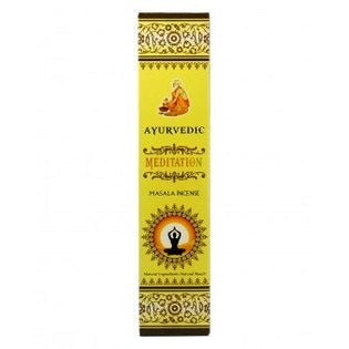 Αρωματικό Στικ Ayurvedic Masala Meditation 10 g  15 Στικ. Χρόνος καύσης: ± 60 λεπτά ανά Στικ - mykarma.gr