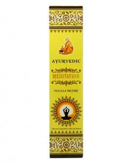 Αρωματικό Στικ Ayurvedic Masala Meditation 10 g  15 Στικ. Χρόνος καύσης: ± 60 λεπτά ανά Στικ - mykarma.gr