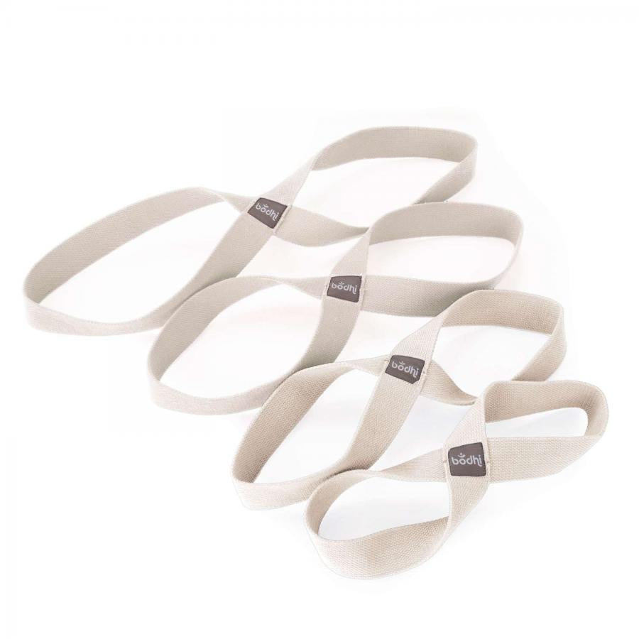 Yoga Loop Ananta - Ιμάντας Yoga & Pilates με 2 θηλιές - βαμβάκι ecru - σε διάφορα μεγέθη (διαλέξτε) - mykarma.gr