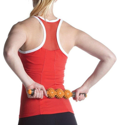 Gaiam RESTORE PRESSURE POINT MASSAGER- 3 Μπάλες Μασάζ με χειρολαβές.Συνολικό μήκος  40 εκ - mykarma.gr