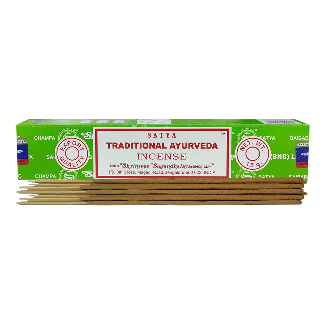 Αρωματικά Στικ Satya Sai Baba - Traditional Ayurveda .Βάρος: 15 g - mykarma.gr