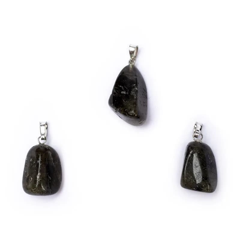Κρεμαστό Μενταγιόν από Λαμπραδορίτη (Labradorite).Διαστάσεις: 2 εκ.(Η συσκευασία περιέχει 1 τεμάχιο) - mykarma.gr