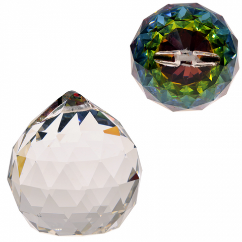 Κρύσταλλοι Feng Shui Crystal Sphere-με πολύχρωμο πάτο -ποιότητα AAA.Διαστάσεις: 5 εκ - mykarma.gr