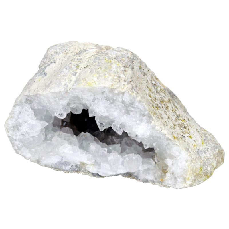 Φυσικό ορυκτό πέτρωμα - Ορυκτό Quartz Geode-Λευκός Χαλαζίας του Χιονιού.Μέγεθος έως 9cm.Βάρος έως 370 gr - mykarma.gr