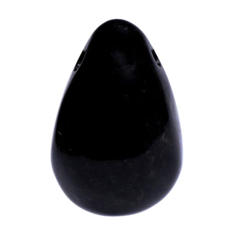 Μενταγιόν Μαύρος Όνυχας (Black Onyx) - Α-ποιότητας - (δεν περιλαμβάνεται κορδόνι) Διαστάσεις: 3 cm - mykarma.gr