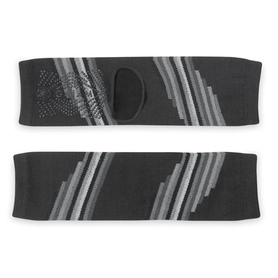 Gaiam Grippy Anklets Smoky Grey Socks | Αντιολισθητικές κάλτσες με ανοιχτά δάκτυλα & φτέρνα - one size - mykarma.gr