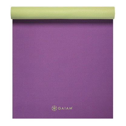 Gaiam Στρωμα Yoga Grape Cluster - 2 χρώματα στο ίδιο στρώμα(2 όψεις) Διαστάσεις: Μήκος: 173 εκ Πλάτος: 61 εκ Πάχος: 4 mm - mykarma.gr