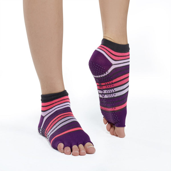 Gaiam Half Toe Grippy Socks | Αντιολισθητικές κάλτσες με ανοιχτά δάκτυλα-onesize - mykarma.gr