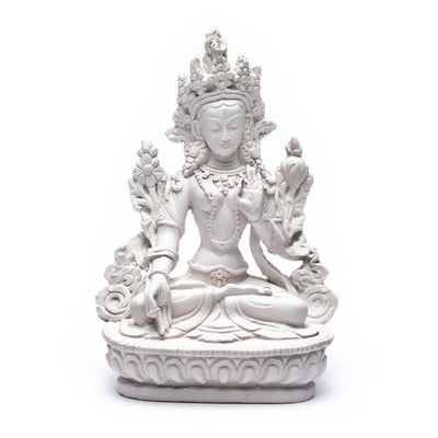 Αγαλμα Λευκή Τάρα-White Tara .Διαστάσεις: 15 εκ - mykarma.gr