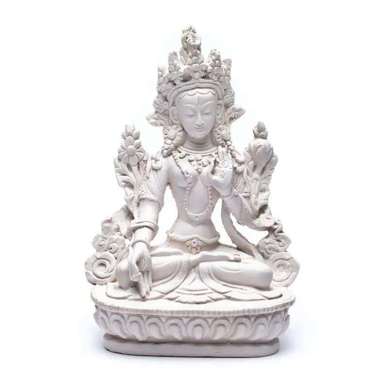 Αγαλμα Λευκή Τάρα-White Tara .Διαστάσεις: 15 εκ - mykarma.gr