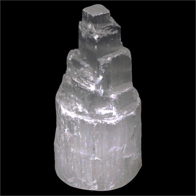 Φυσικό ορυκτό πέτρωμα- Selenite Iceberg - Σεληνίτης .Διαστάσεις 10 x 4,5 εκ.Βάρος:260 γρ - mykarma.gr