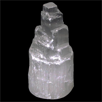 Φυσικό ορυκτό πέτρωμα- Selenite Iceberg - Σεληνίτης .Διαστάσεις 10 x 4,5 εκ.Βάρος:260 γρ - mykarma.gr