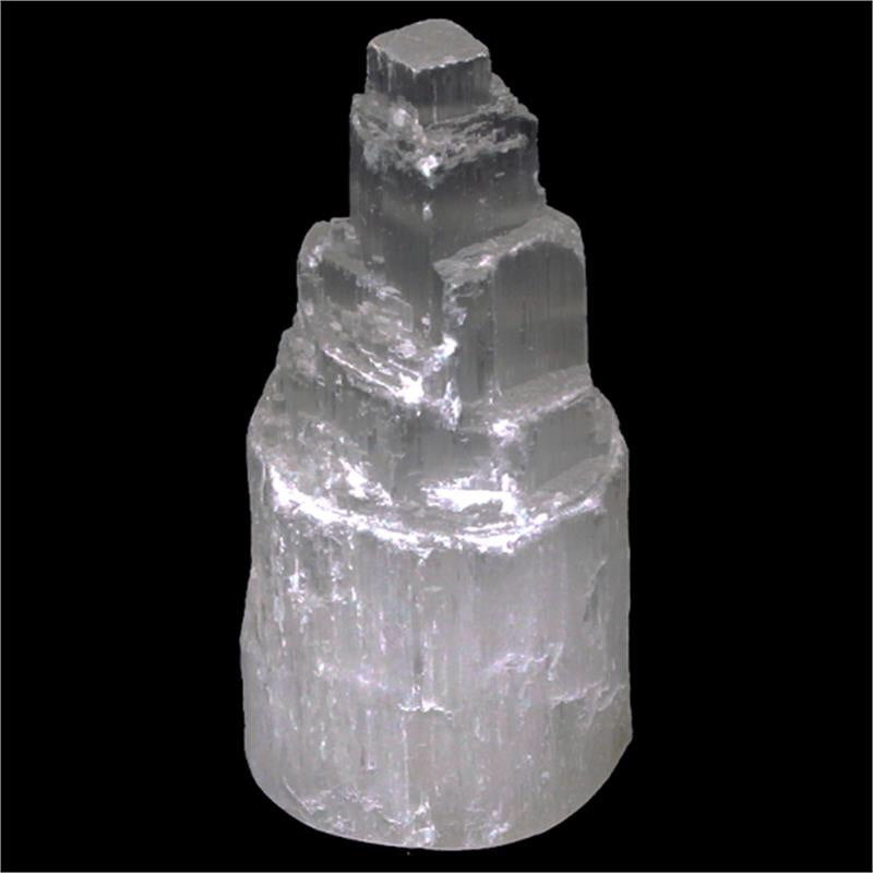 Φυσικό ορυκτό πέτρωμα- Selenite Iceberg - Σεληνίτης .Διαστάσεις 10 x 4,5 εκ.Βάρος:260 γρ - mykarma.gr