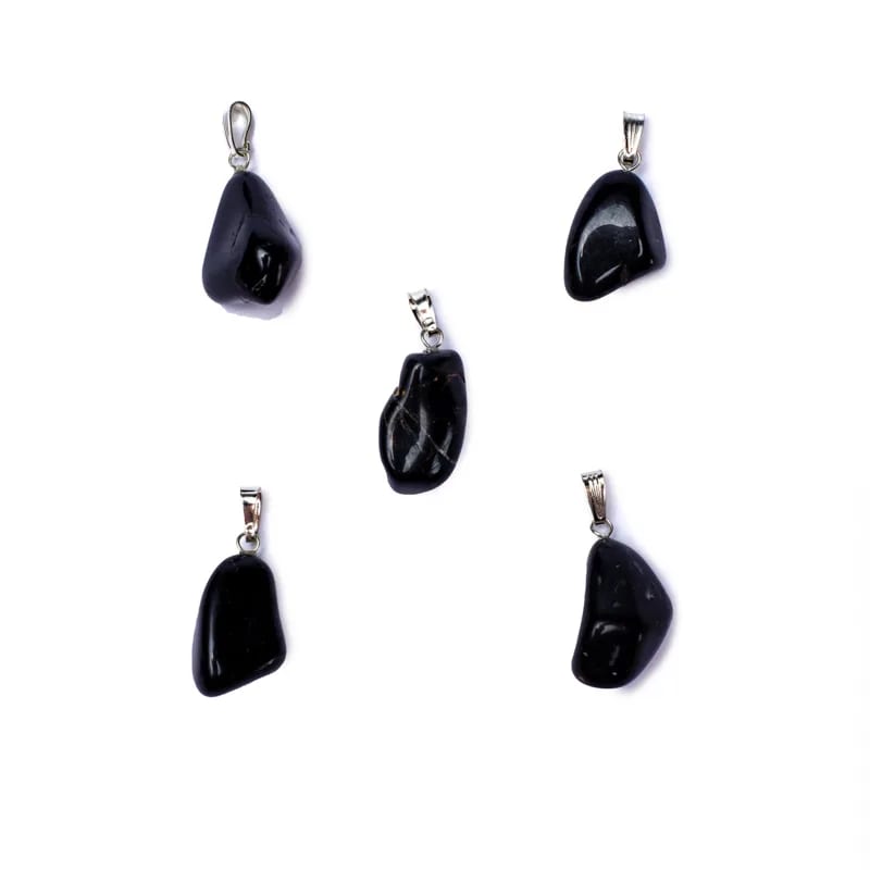 Κρεμαστό Μενταγιόν από Μαύρο Όνυχα (Black Onyx).Διαστάσεις: 2 εκ.(Η συσκευασία περιέχει 1 τεμάχιο) - mykarma.gr