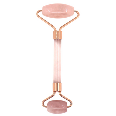 Rose Quartz Massage Roller - Ροζ Χαλαζίας κύλινδροι για μασάζ προσώπου. Διαστάσεις: 14 εκ.Βάρος: 70 γρ - mykarma.gr