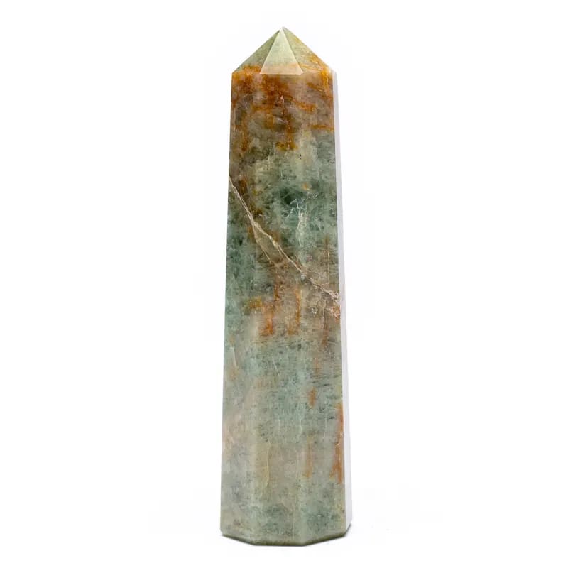 Φυσικό ορυκτό πέτρωμα-Οβελίσκος (Obelisk) Ακουαμαρίνα (Aquamarine).Διαστάσεις: 8 x 2 cm - mykarma.gr