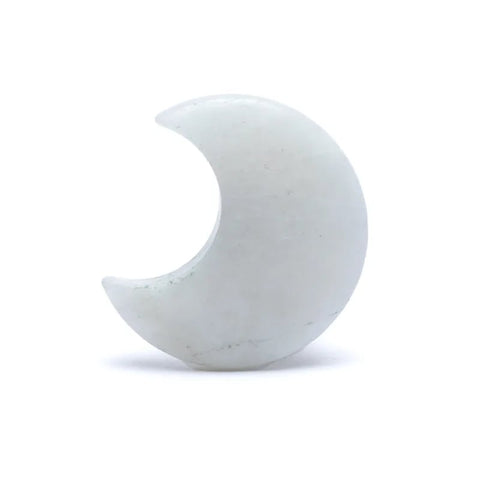 Σελήνη από Λευκή Φεγγαρόπετρα (Moonstone)   3.5 cm - mykarma.gr