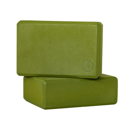 Bodhi Yoga Sets - Yoga Set Flow Olive Green/Sand - Στρώμα 183 x 60 cm 5 mm & 2 Block 22,8 x 15  x 7,6 cm & Ιμάντας 2,5 m x 3,8 cm - mykarma.gr