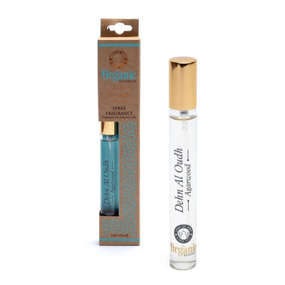 Φυσικά Αρώματα Organic Goodness σε Spray Dehn Al Oudh Agarwood - Οικολογικό Φυσικό Άρωμα σε Σπρέι από Ξύλο Αγάρ  12 ml | Αιθέριο Έλαιο - mykarma.gr