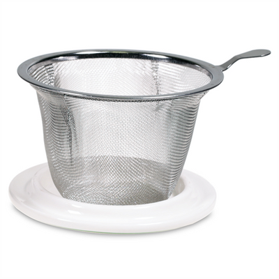 Ενα υπέροχο δώρο! Tea Infuser-Κούπα Mandala Ροζ - Πορσελάνη 400 ml. - mykarma.gr