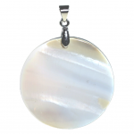 Όμορφο μενταγιόν με σύμβολο Yin Yang Mother of Pearl.Διαστασεις 3,5cm - mykarma.gr