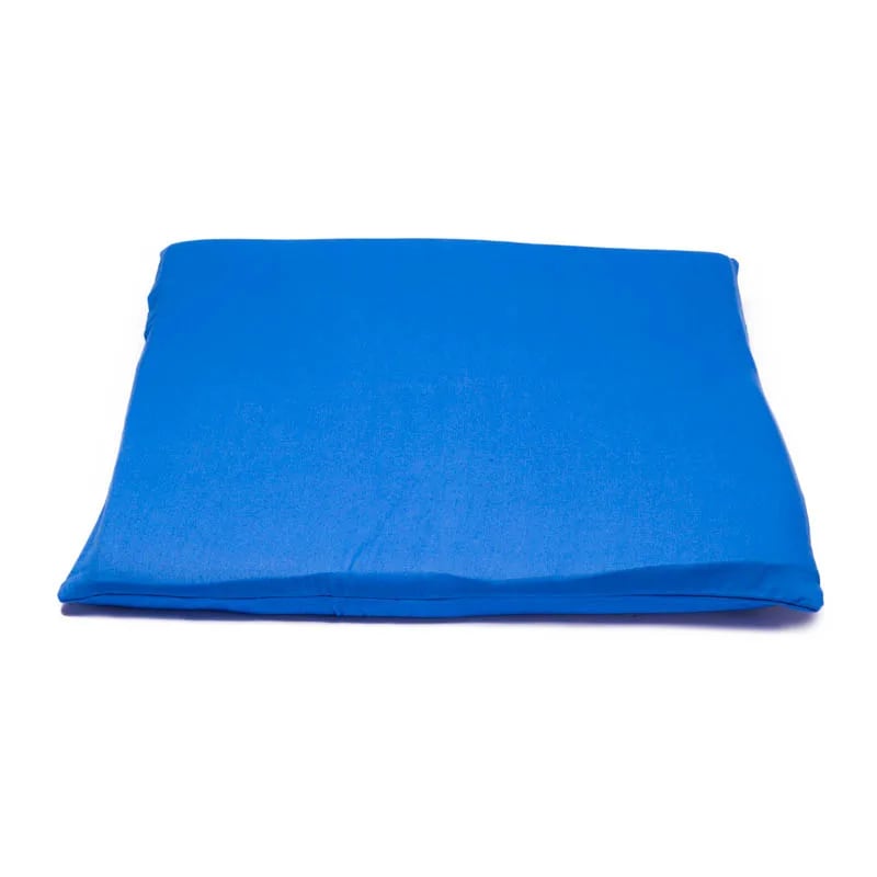 Meditation Mat Zabuton | Μαξιλάρι Διαλογισμού Zabuton 5o Chakra (γέμιση: αφρολέξ) -μπλε.Διαστάσεις 65 x 65 x 5 cm - mykarma.gr