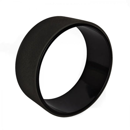 Bodhi - Yoga Wheel Samsara TPE Black-Τροχός Γιόγκα Block  32cm x 13cm - mykarma.gr