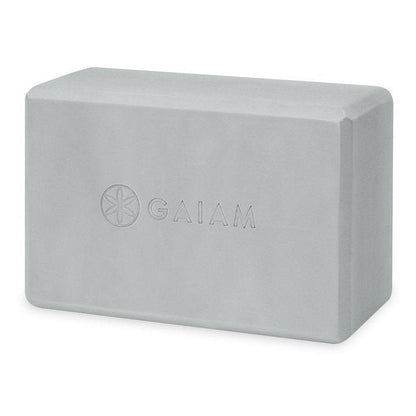 Gaiam -Yoga & Pilates block - Battleship Point. Διαστάσεις:22,6 cm x 15 cm x 10 cm.Βάρος:180 g - mykarma.gr