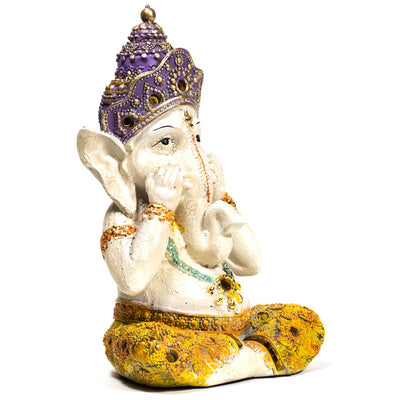 Αγαλμα Ganesh Speak no Evil (Μιλά Ειρηνικά)-Θεός της Τύχης .Διαστάσεις: 15 x 11,5 x 21,5 cm Βάρος: 650 g - mykarma.gr