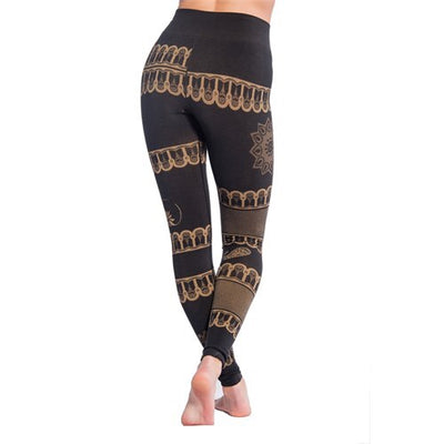 Γιόγκα Κολάν Yoga Pants-Bhakti μαύρο απο Οργανικό Βαμβάκι   S-M   M-L - mykarma.gr