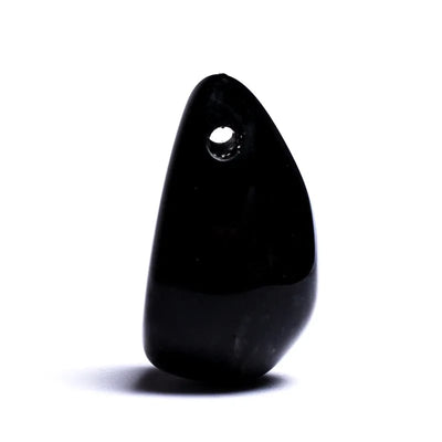 Μενταγιόν Μαύρος Όνυχας (Black Onyx) - Α-ποιότητας - (δεν περιλαμβάνεται κορδόνι) Διαστάσεις: 3 cm - mykarma.gr