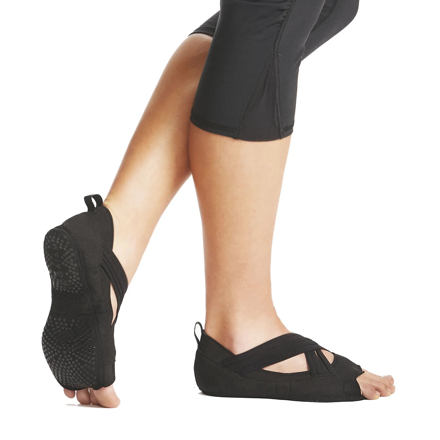 Gaiam Studio Grippy Wraps | Αντιολισθητικές κάλτσες/παπούτσια με ανοιχτά δάκτυλα  One Size - mykarma.gr