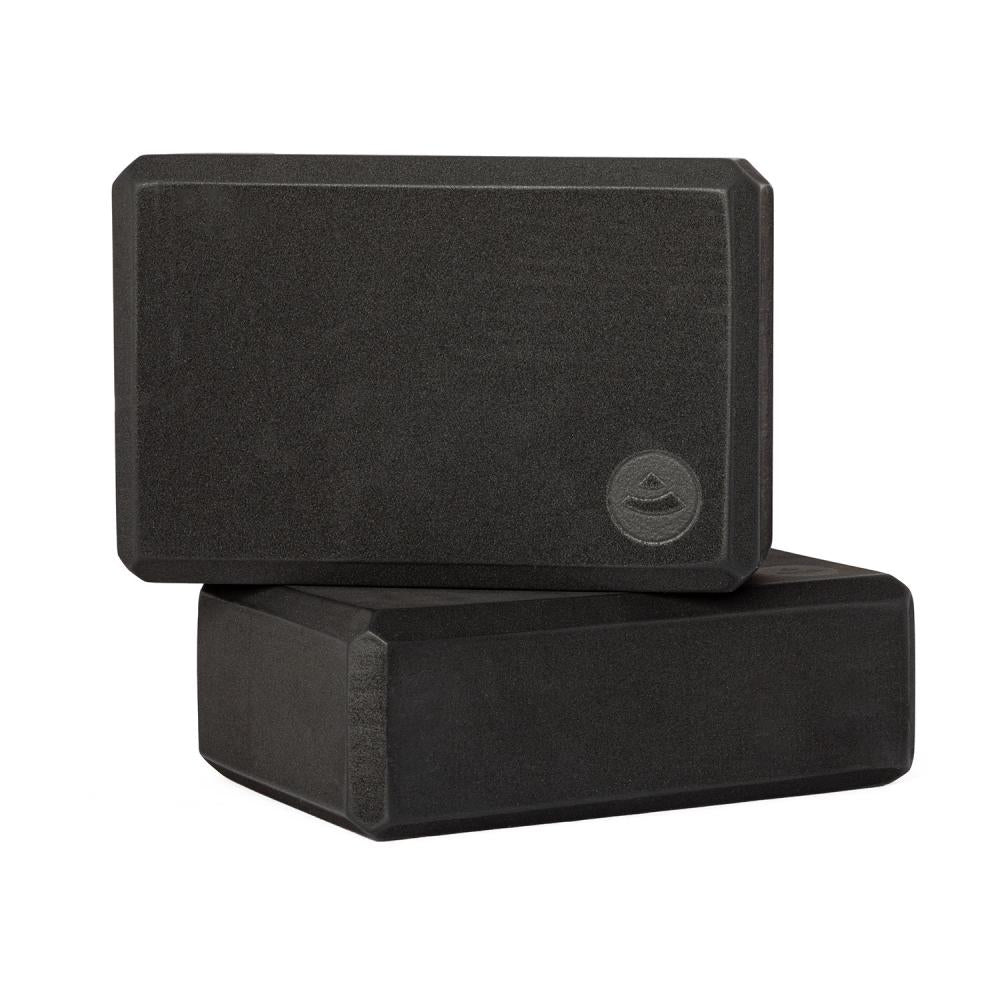 Bodhi Yoga Sets - Yoga Set Flow Black - Στρώμα 183 x 60 cm 5 mm & 2 Block 22,8 x 15  x 7,6 cm & Ιμάντας 2,5 m x 3,8 cm - mykarma.gr