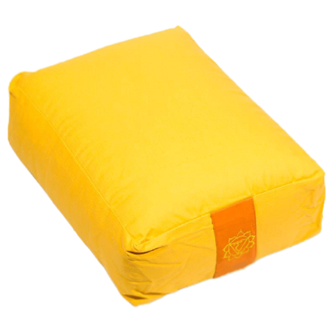 Μαξιλάρι Διαλογισμού Bolster - 3ο Chakra Manipura - yellow.Διαστάσεις: 38 × 28 × 15 cm - mykarma.gr