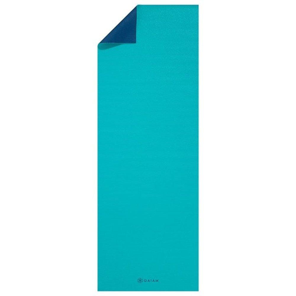 Gaiam Στρωμα Yoga Open Sea - 2 χρώματα στο ίδιο στρώμα(2 όψεις) Διαστάσεις: Μήκος: 173 εκ Πλάτος: 61 εκ Πάχος: 4 mm - mykarma.gr