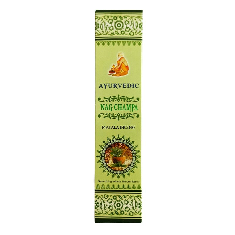 Αρωματικό Στικ Ayurvedic Masala Nag Champa  10 g  15 Στικ. Χρόνος καύσης: ± 60 λεπτά ανά Στικ - mykarma.gr