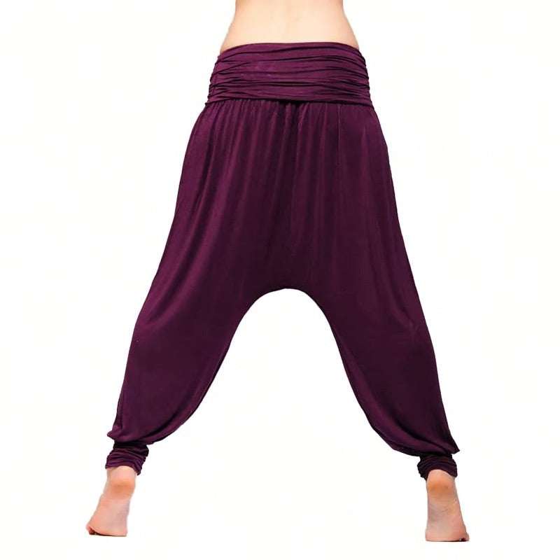 Γιόγκα Κολάν Yoga Pants Παντελόνα - Comfort Flow μωβ   S-M - mykarma.gr