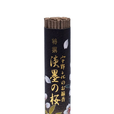 Ιαπωνικό Στικ  - Tokusen Usuzumi no Sakura -Cherry Blossom, Sandalwood & Japanese Cypress - 50 Στικ.Βάρος: 20 g. Χρόνος καύσης για κάθε Στικ 30 λεπτά. - mykarma.gr