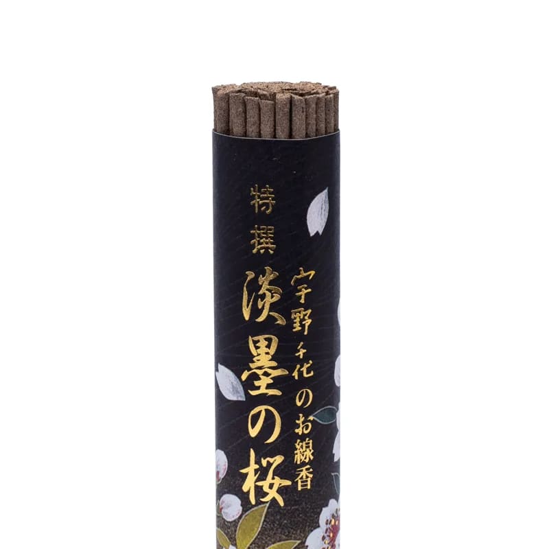 Ιαπωνικό Στικ  - Tokusen Usuzumi no Sakura -Cherry Blossom, Sandalwood & Japanese Cypress - 50 Στικ.Βάρος: 20 g. Χρόνος καύσης για κάθε Στικ 30 λεπτά. - mykarma.gr