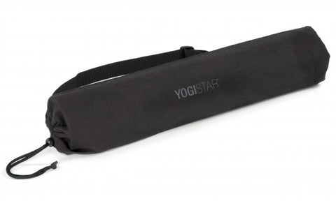 Yogistar- Τσάντα για στρώμα γιόγκα 'Basic' cotton- Black - 65 cm - mykarma.gr