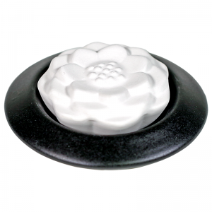 Αρωματική πέτρα Lotus για Αιθέριο έλαιο - μαύρη    Διαστάσεις: 7 εκ - mykarma.gr