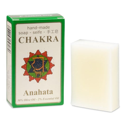 Χειροποίητο Φυσικό Σαπούνι 4o Chakra Anahata - με αιθέριο έλαιο Τριαντάφυλλο (Rosa Attar) 70g - mykarma.gr