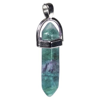 Κρεμαστό Μενταγιόν- Φθορίτης - Fluorite. Διαστάσεις: 4 εκ. - mykarma.gr
