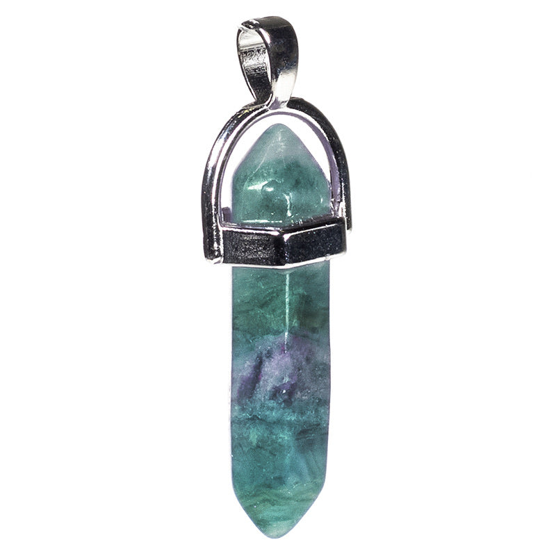 Κρεμαστό Μενταγιόν- Φθορίτης - Fluorite. Διαστάσεις: 4 εκ. - mykarma.gr