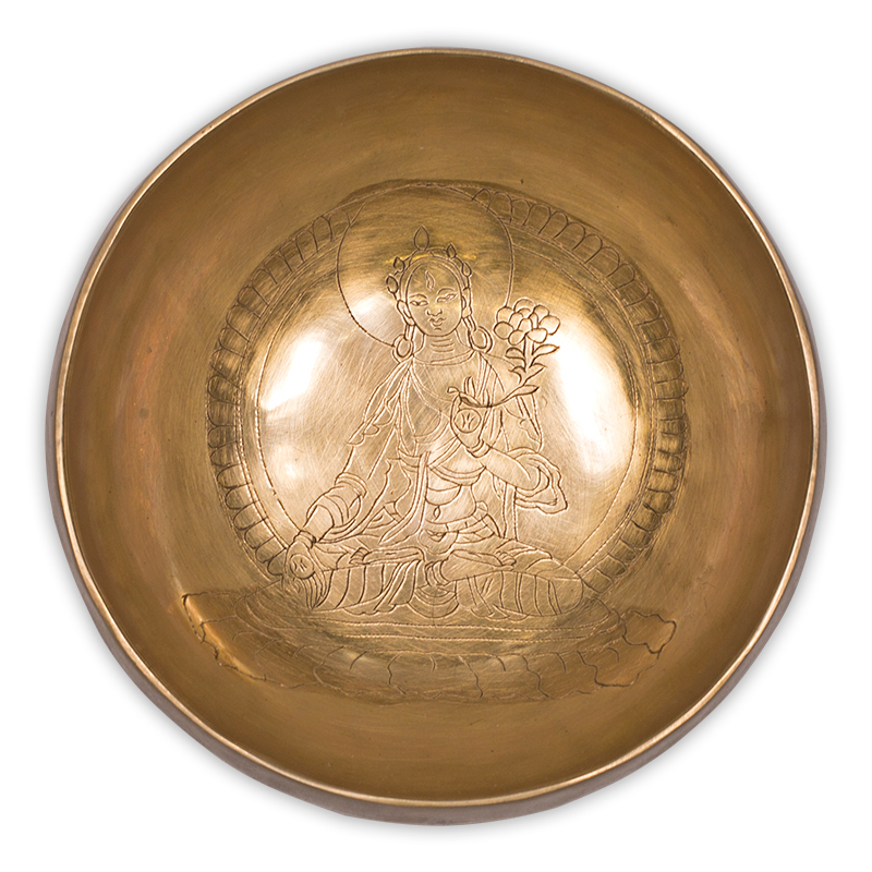 Θεραπευτικό Singing Bowl-Tara Buddha - Βάρος: 400-600 g. Διαστάσεις: 13 εκ - mykarma.gr