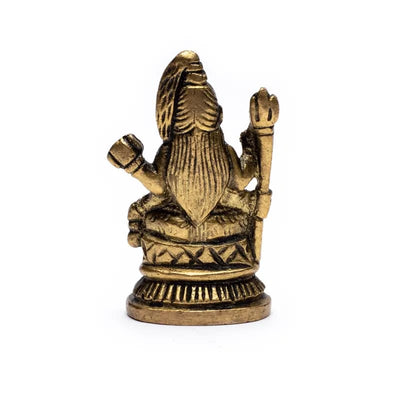 Ινδουιστικό Μικρό Άγαλμα Monday Lord Shiva  - φέρνει τύχη για όσους έχουν γεννηθεί τη Δευτέρα - ορείχαλκος.Διαστάσεις: 5,5 x 3,5 cm - mykarma.gr
