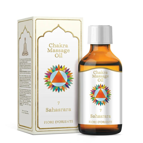 Chakra 7 Sahasrara Massage Oil - Λάδι Μασάζ για την εξισορρόπηση του 7ο Τσάκρα - με αιθέριο έλαιο  100 ml - mykarma.gr
