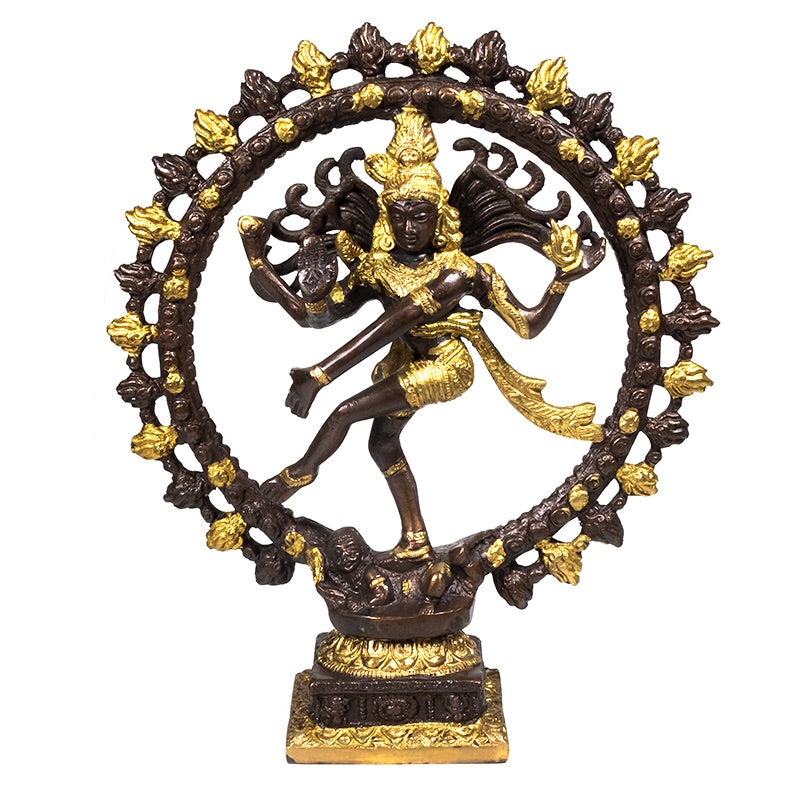 Shiva Nataraj - ορείχαλκος.Δυο χρωμάτων.Βάρος: 2400 g. Διαστάσεις: 27 cm - mykarma.gr